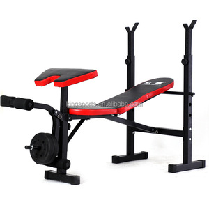 <span class=keywords><strong>Banc</strong></span> de <span class=keywords><strong>musculation</strong></span> réglable, équipement d'exercice de force d'entraînement, système de gymnastique pliable - Product Image 1