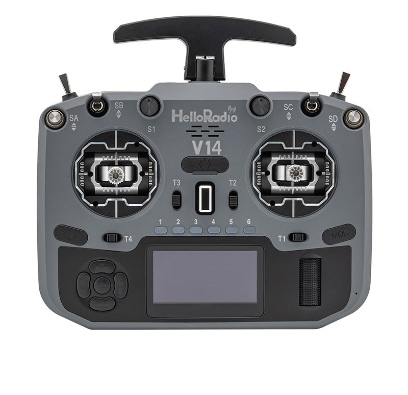 Coque extérieure grise, éléments décoratifs noirs