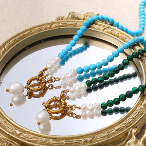 Collar de Perlas de Agua Dulce Turquesa Grado AAA, Diseño de Lujo Ligero para Uso Diario de Mujeres - Product Image 2