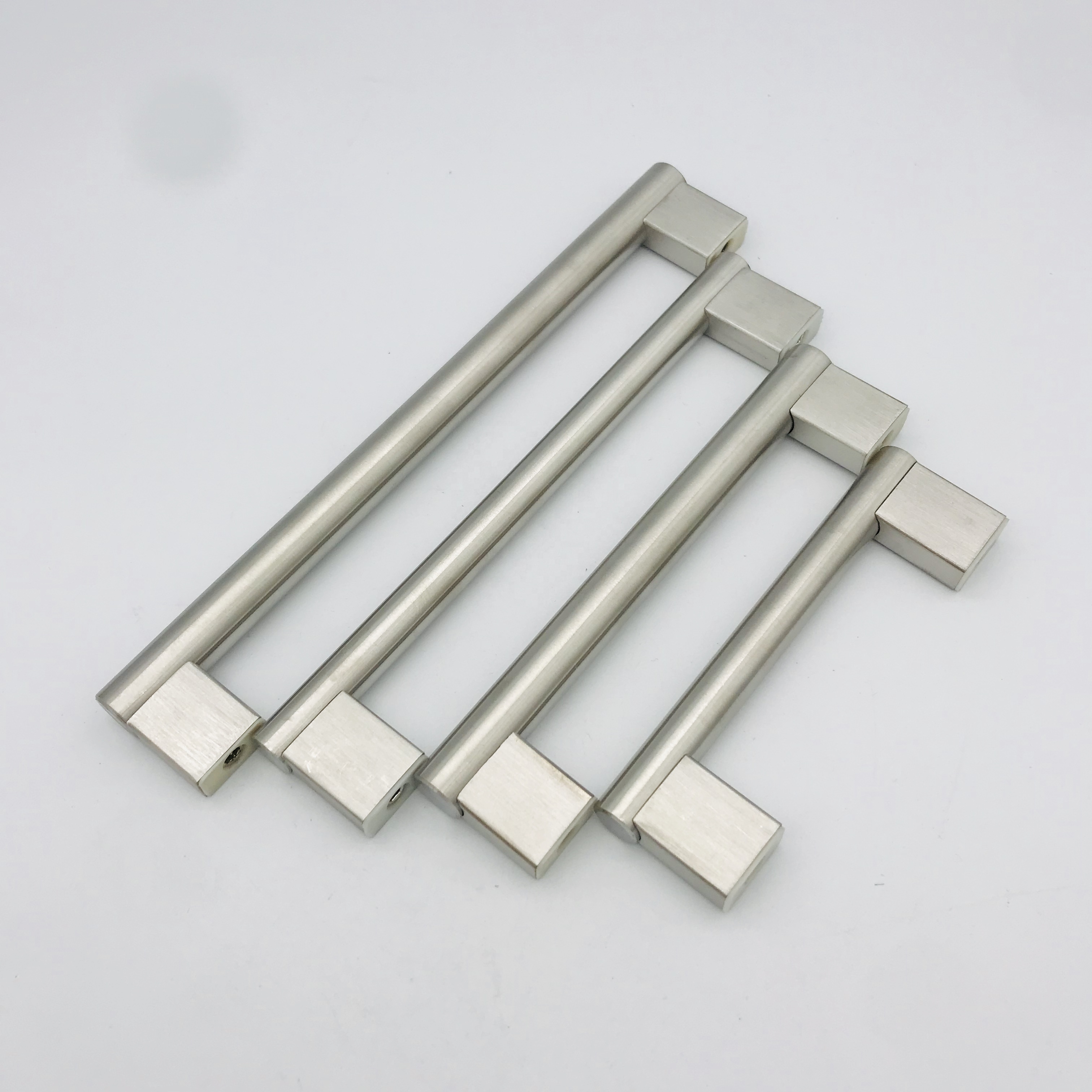 XVB Modern Stainless Steel Furniture Handles for Kitchen Dresser Drawer Wardrobe Minimalist Design Easy Installation