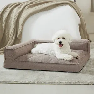 Ufbemo עיצוב חדש הסיטונאי מותאם אישית ספה כלב מיטה חתול כלב קן גדול מיטה מיטה