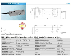 Load Cell Sqb 100kg-10t Livestock <strong>Scales</strong> Waterproof <strong>Loadcell</strong> Kits - Product Image 2