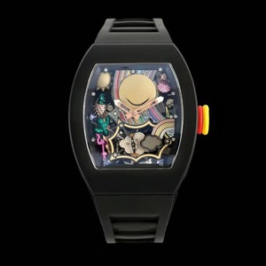 Montre de sport de luxe haut de gamme personnalisée 88 Tourbillon avec visage souriant, automatique, mécanique, en forme de barillet, pour la plongée, de haute qualité - Product Image 2