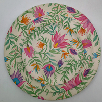 Ensemble de vaisselle à base de plantes en PLA, ensemble de vaisselle Durable, assiettes et bols en bambou, réutilisables et lavables au lave-vaisselle en bambou