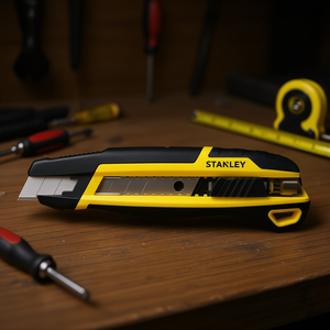 Cortador Stanley de 18 mm con cursor y sistema de rompiláminas para un corte de precisión - Product Image 3