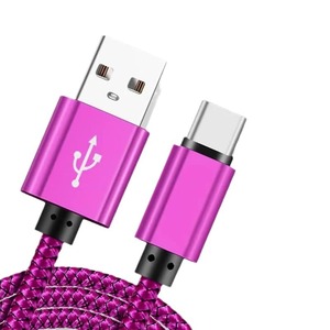 Type <b>C</b> <b>Charging</b> Cable Nylon Braided 1M 2M 3M For Android Fast <b>Charging</b> Universal Data Sync Cable - Product Image 1