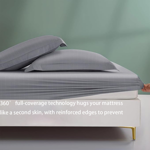 Nối đất được trang bị tấm, 95% cotton hữu cơ + 5% Tinh Khiết Bạc hữu cơ được trang bị căn cứ tấm để cải thiện giấc ngủ - Product Image 4