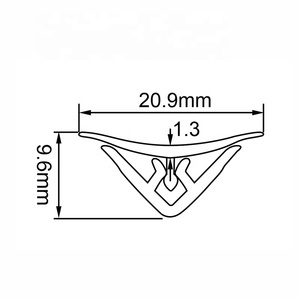 KL-D, Battiscopa Decorativo in Plastica Ruitai per <span class=keywords><strong>Cucina</strong></span>, Profilo in PVC per Mobili da <span class=keywords><strong>Cucina</strong></span>, Angoli in Vinile - Product Image 2
