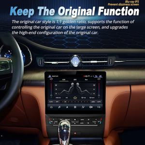 Radio Android para Auto 10.26 con GPS, Navegación, Estéreo, Pantalla Blu-Ray para Maserati Quattroporte 2017-2020, Reproductor Multimedia con CarPlay - Product Image 6