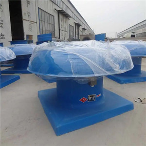 Ventilador de Flujo Axial de Techo de 380V CA, 1000mm, 36 Pulgadas, de Acero al Carbono y FRP, para Turbinas Eólicas Industriales, Extracción de Humo y Ventilación - Product Image 1