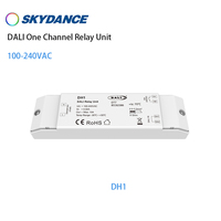 Relais AC DALI Skydance certifié DALI-2 DH1(DT7) 110V-220VAC 1CH*10A, interrupteur à 1 canal, variateur, sortie contact sec