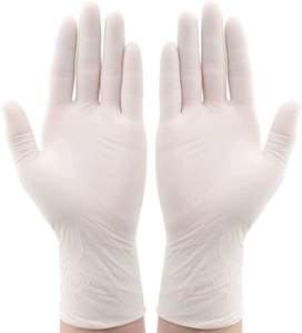 Guantes de Examen de Látex Desechables Blancos de Grado Alimenticio de Alta Elasticidad Directo de Fábrica Heartmed - Product Image 4