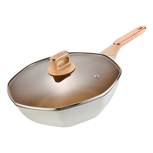 Konka Maifan Stone Nonstick Pan Oval Large Capacity Household Frying Pan Gift Cookware - Product Image 4
