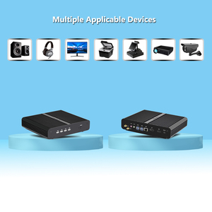 US Stock Fanless Mini PC i7-8550U 16GB DDR4 512GB NVMe SSD 4K UHD Dual Display HD+DP Business Compact Desktop <strong>Computer</strong> - Product Image 4