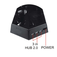 Chargeur de siège multifonctionnel Ps4/slim/pro/VR amélioré Support de refroidissement Poignée Chargeur Base Support de disque Accessoires