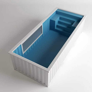 <span class=keywords><strong>Piscina</strong></span> de Acero Galvanizado en Contenedor, <span class=keywords><strong>Piscina</strong></span> de Lujo <span class=keywords><strong>con</strong></span> Ventana Transparente <span class=keywords><strong>para</strong></span> Villa, Resort, Hotel - Product Image 2