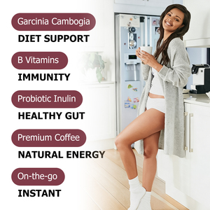 กาแฟผงปรุงสำเร็จตราสินค้าส่วนตัว สูตรลดน้ำหนัก พร้อมเสริมภูมิคุ้มกันด้วยไขมันรวม  ผสมครีมกาแฟสำเร็จรูป คั่วกลาง - Product Image 6