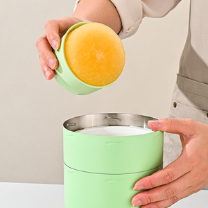 Máquina Manual para Hacer Hielo, Trituradora de Hielo Casera, Acero Inoxidable 304, Gran Capacidad, Caja de Hielo Desmontable, Máquina para Hacer Conos de Nieve - Product Image 2