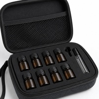 Étui de voyage personnalisé en EVA imperméable pour flacons de parfum et échantillons, avec poche en filet zippée, emballage de gros
