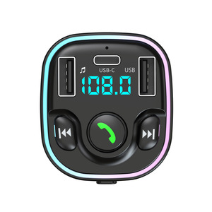 Transmisor FM Portátil de 12V 5.0 con Cargador de Coche G47, Manos Libres, Estéreo, USB Tipo-C, Carga Rápida, Reproductor <span class=keywords><strong>MP3</strong></span> - Product Image 2