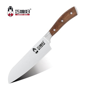 Style <span class=keywords><strong>japonais</strong></span> 7 Pouces Santoku Couteau <span class=keywords><strong>Haut</strong></span> <span class=keywords><strong>De</strong></span> <span class=keywords><strong>Gamme</strong></span> Allemand 1.4116 Couteau <span class=keywords><strong>de</strong></span> Cuisine - Product Image 1