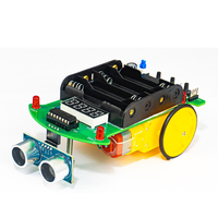 Kit de Coche Ultrasónico para Evitar Obstáculos OKYN-Y2350 con Pantalla LED para Aprender a Programar