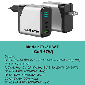 Nuevo <span class=keywords><strong>cargador</strong></span> Gan 67W EU US UK KR Universal teléfono móvil carga súper rápida con pantalla <span class=keywords><strong>cargador</strong></span> portátil Gan 67W PD cargadores 65W - Product Image 6