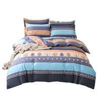 Parure de lit 4 pièces en coton 100% personnalisée pour fabricants, tailles Twin, Queen et Full – Super Offre de Gros