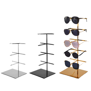 Hiện đại 3 4 5 lớp kim loại máy tính để bàn giá Kính mát chủ thép không gỉ Kính mát hiển thị đứng - Product Image 3