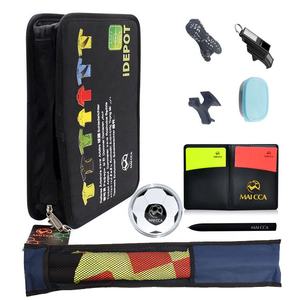 Kit d'<span class=keywords><strong>arbitre</strong></span> de football Johold Équipement d'entraînement d'<span class=keywords><strong>arbitre</strong></span> de football Carte rouge et jaune sélecteur de bord baromètre bord finder flag - Product Image 1