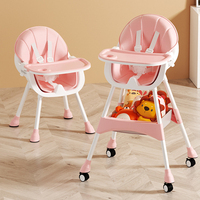 Chaise haute pour bébé, chaise à manger pour enfants, chaise à manger 3 en 1 pour enfants, OEM, vente chaude