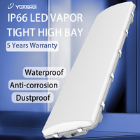 Projecteur Industriel Haute Luminosité en Acier Inoxydable avec Clips, Réglage Puissance/CCT, Étanchéité IP66, SMD2835 pour CRI>80, Faisceau 60/90/120°