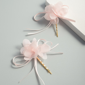 Accessoire de tête tendance pour filles, style international, simple et assorti, avec <span class=keywords><strong>pince</strong></span> unique, motif dessin animé original et mignon, fait main pour enfants - Product Image 3