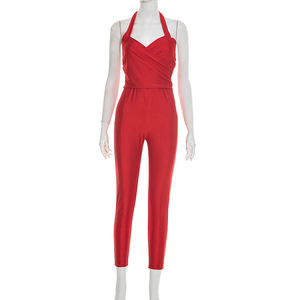 Viviblook J26ST032 Conjunto de Dos Piezas para Mujer, Top Corto sin Mangas Sexy de Verano y Pantalones Ajustados, Casual para Fiesta - Product Image 3