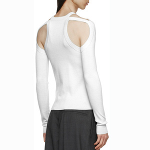 Servicio <span class=keywords><strong>OEM</strong></span> Liquidación Ventas Productos calientes Ropa de hombre Sexy Tank Costume Hollow Out Negro Blanco Discoteca Moda Camisetas - Product Image 5