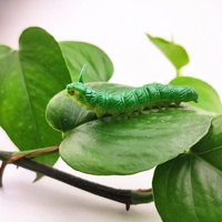 Verssagiles en plastique, insectes amusants, blagues et farces, cadeau d'Halloween, jouets pour enfants, modèles d'insectes miniatures, chenilles en plastique