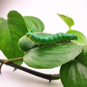 Verssagiles en plastique, insectes amusants, blagues et farces, cadeau d'Halloween, jouets pour enfants, modèles d'insectes miniatures, chenilles en plastique - Product Image 3