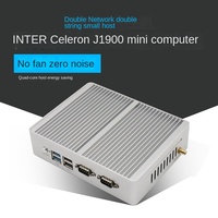 Nueva Computadora de Escritorio Industrial GoWin GY-K302 de Cuatro Núcleos J1900 Sin Ventilador, Doble Ethernet, Múltiples Puertos Seriales, SSD, Windows 10, Compacta