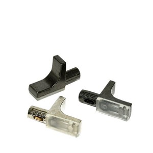 Support d'angle en verre Yuan Siwei nickelé pour meubles, armoires, étagères et cloisons - Product Image 4