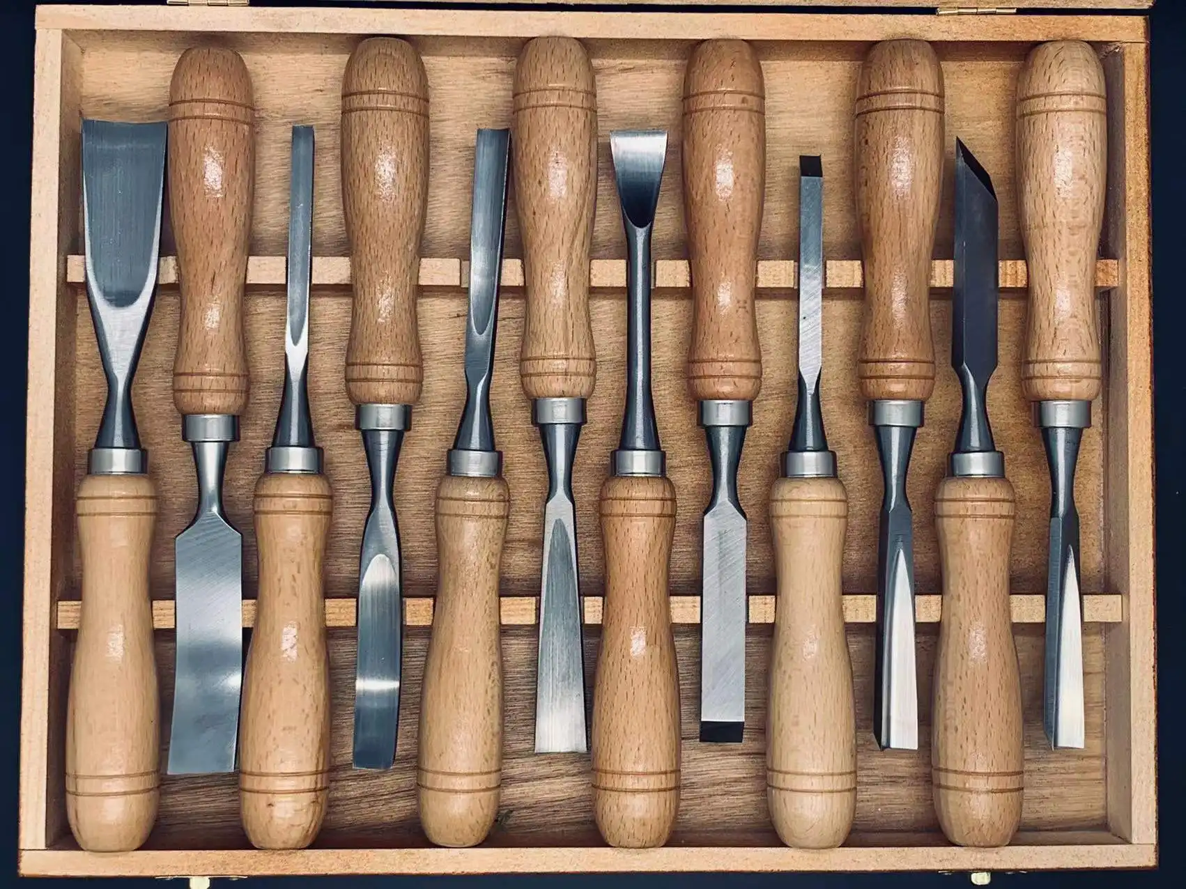 Holz bearbeitung Carpenter Graved Tools 12-teiliges Holzschnitzmeißel-Set