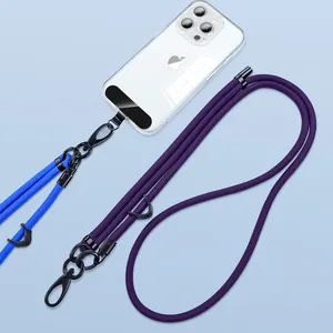 Cell Phone Rope Strap Accessories Universal Mobile Phone Lanyard Crossbody Necklace Strap Patch Tether Adjustable Length