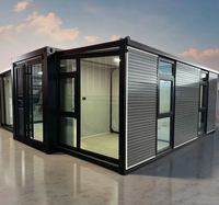 Australie NATA villa de luxe construction rapide maison mobile préfabriquée conteneur extensible pliable en acier maison grand-mère mobile plat