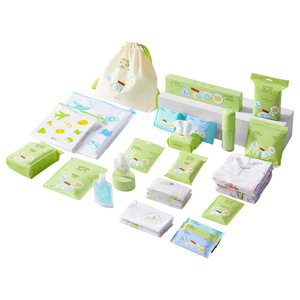 Kit de Viaje Ligero Crystal Tangqian de Octubre: Ropa Interior Desechable, Fundas para Inodoros, Toallas Faciales, Toallas de Baño, Set de Viaje Portátil - Product Image 1