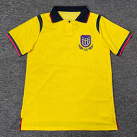 202627 Saison Neues Trikot Ecuador für Heim-Nationalmannschaft Fan-Fußball-Kit Vintage Einfarbig