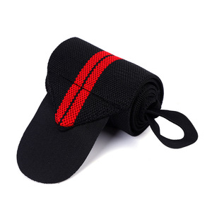 2025 Custom Logo Professional Gym Wrist Wraps with Thumb Loop Neoprene <b>Supports</b> Weight Lifting - Product Image 1
