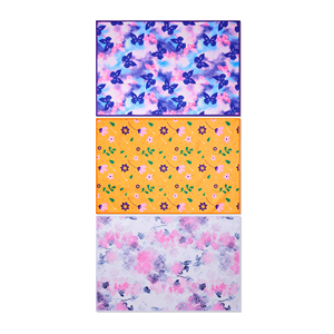 ผ้าขนหนูซับลิเมชันสำหรับห้องครัวผ้าไมโครไฟเบอร์พิมพ์ลายดอกไม้พิมพ์ลายดอกไม้โลโก้ตามสั่ง - Product Image 3