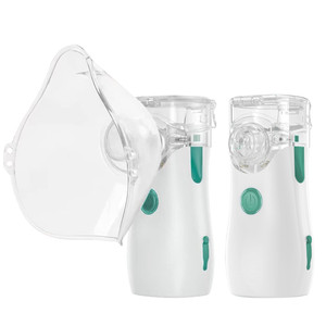 Perawatan pernapasan daya baterai kuat portabel, <span class=keywords><strong>nebulizer</strong></span> jala ultrasonik dengan masker corong pipa - Product Image 1