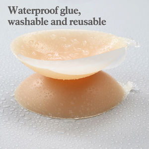 Soutien-gorge push-up adhésif en silicone sexy invisible pour filles, sans bretelles, avec fermeture avant, réutilisable - Product Image 4