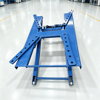 Elevador de Coches Portátil Mini Tipo Tijera 2500kg, Grúa Móvil para Vehículos, Sin Excavación, Sin Instalación Requerida, Impermeable para Garaje Doméstico