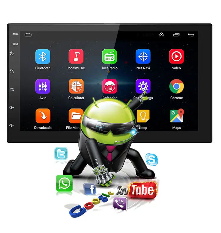 Wholesale 7 Inch Car Android10.0 IPS Touch Screen GPS Stereo Radio Video Car DVD Player